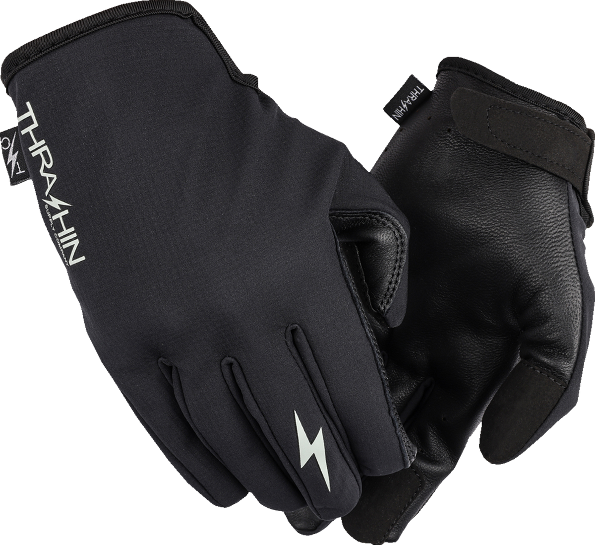 Thrashin Supply Co. Windbreaker Stealth Gloves - Black