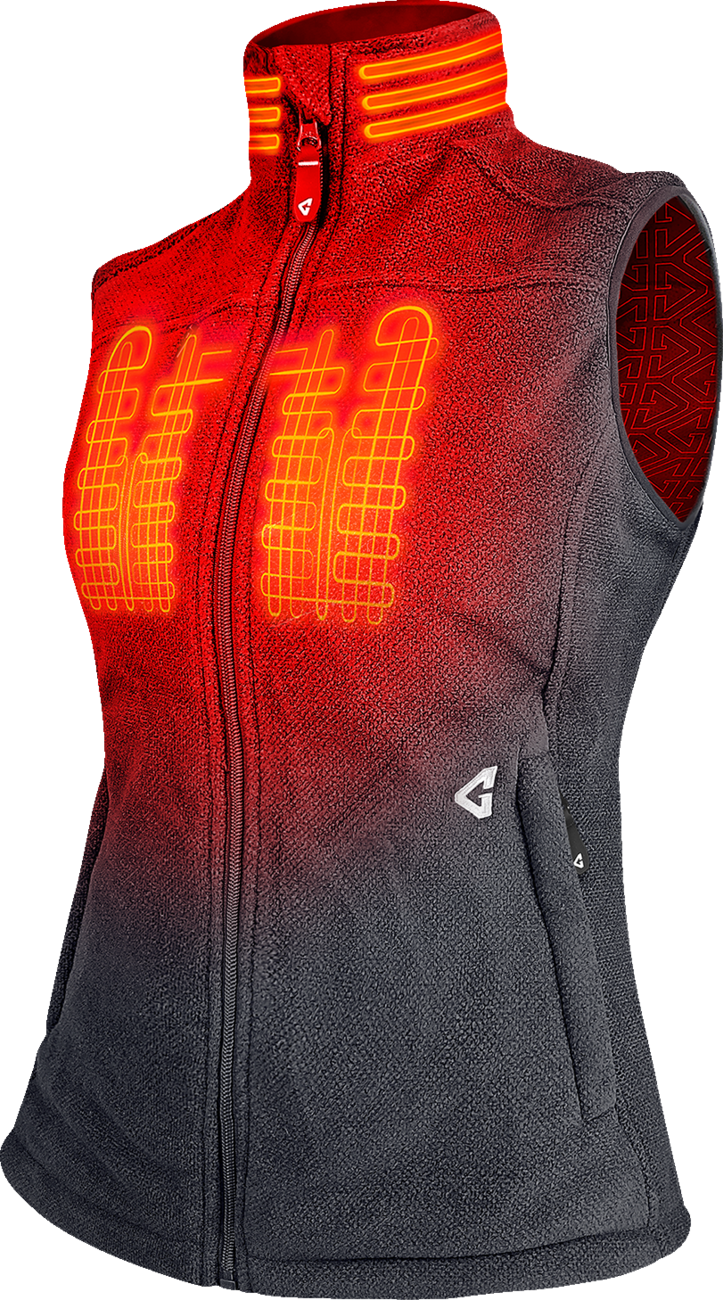 Gerbing Heated Clothing Womens 7V Thermite Fleece Heated Vest 2.0