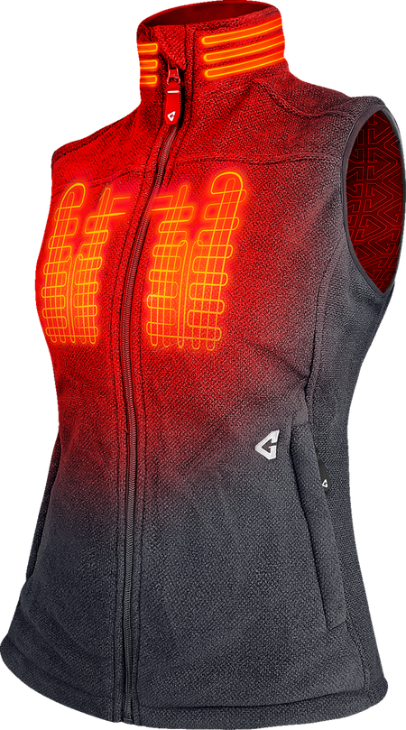 Gerbing Heated Clothing Womens 7V Thermite Fleece Heated Vest 2.0