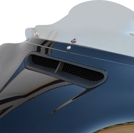 Klock Werks Fairing Vent Screen - Black / Honeycomb - Black – FLHT/FLHX