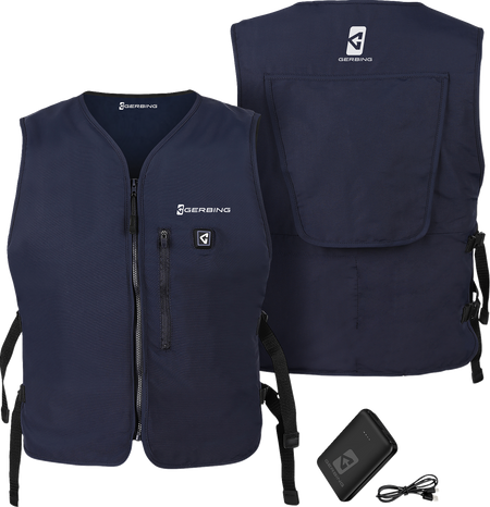Gerbing Heated Clothing 5V Touch Button Circulatory Cooling Vest - Blue