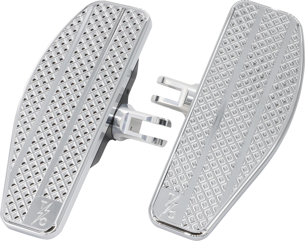 Thrashin Supply Co. Mini Floorboards for 2007-2025 Harley-Davidson Touring / Softail - Chrome