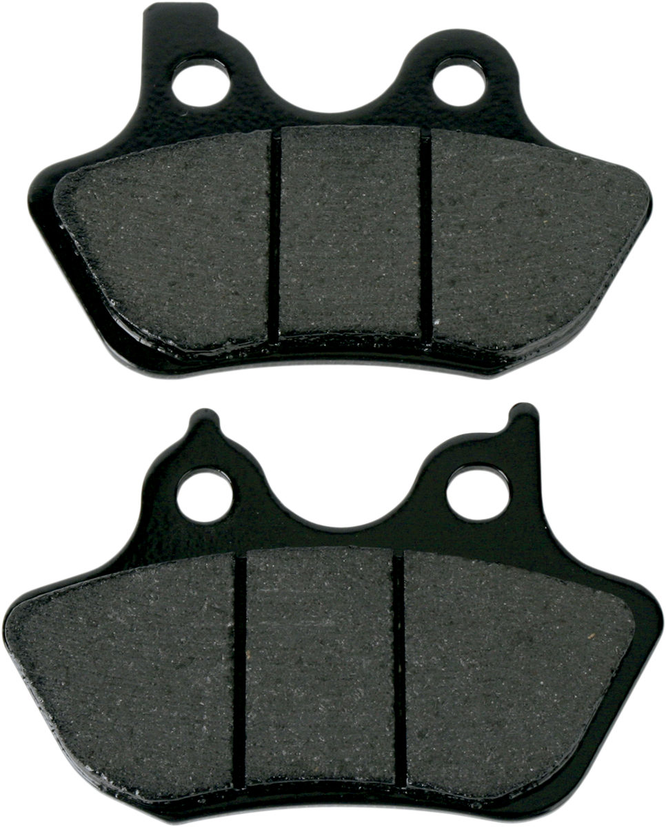 SBS Street Carbon Tech Organic Brake Pads for 1972-2025 Harley-Davidson Touring / Softail / Dyna / FXR / Sportster / V-Rod / FX Super Glide