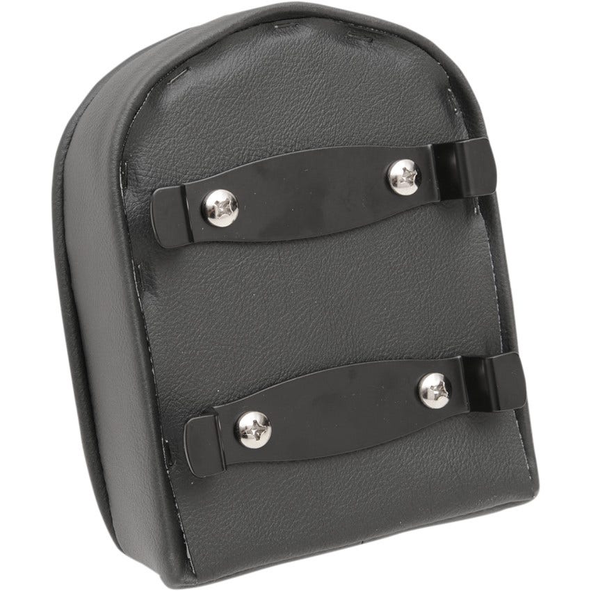 Drag Short Pillow Style W/Piping Backrest Pad for Square Sissy Bars for Harley