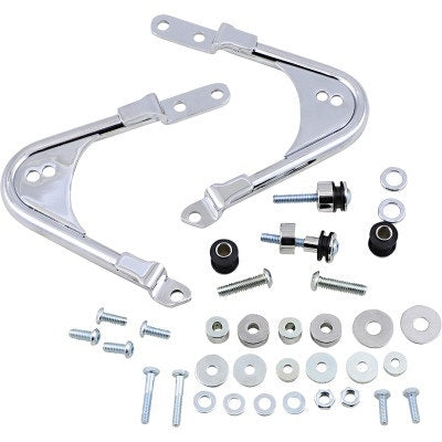 Cobra USA Detachable Tour Pack Rack Rear Mounting Kit Two-Up Harley FLH/T 97-08