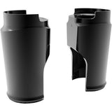 Arlen Ness Smooth Aluminum Fat Tire Upper Fork Boot Covers for Harley