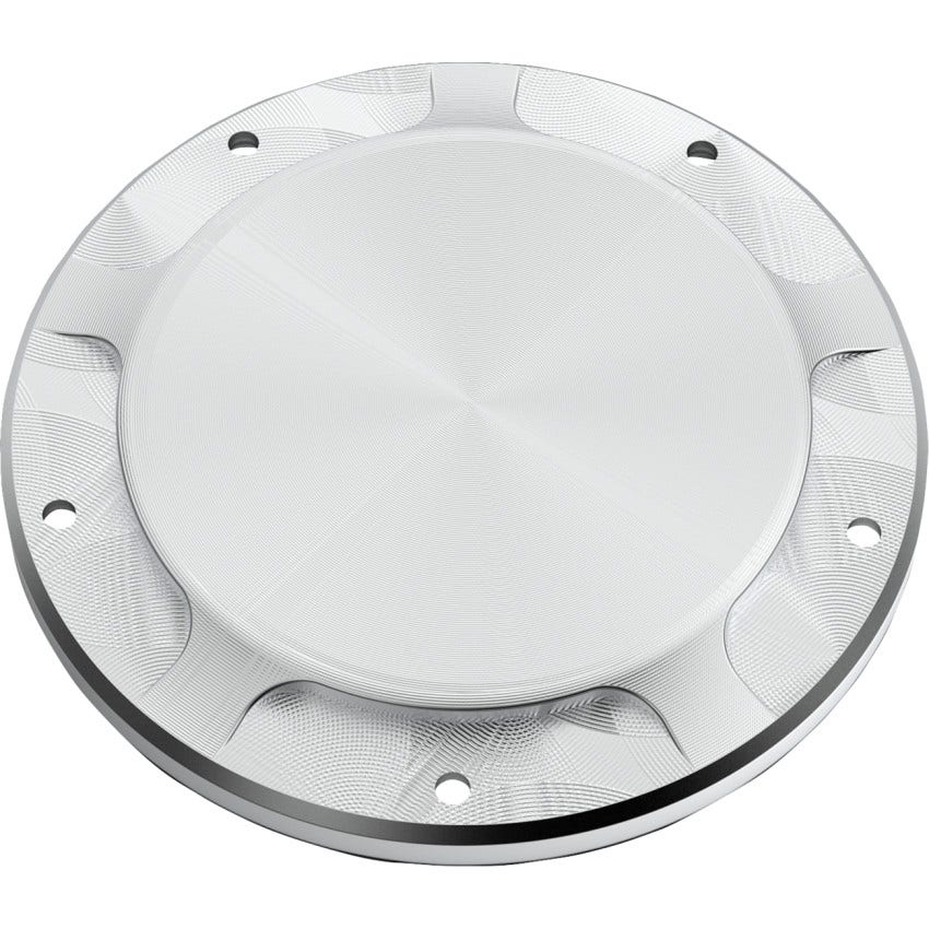 LA Choppers County Line Raw Derby Cover for 18-23 Harley M8 Softail Models