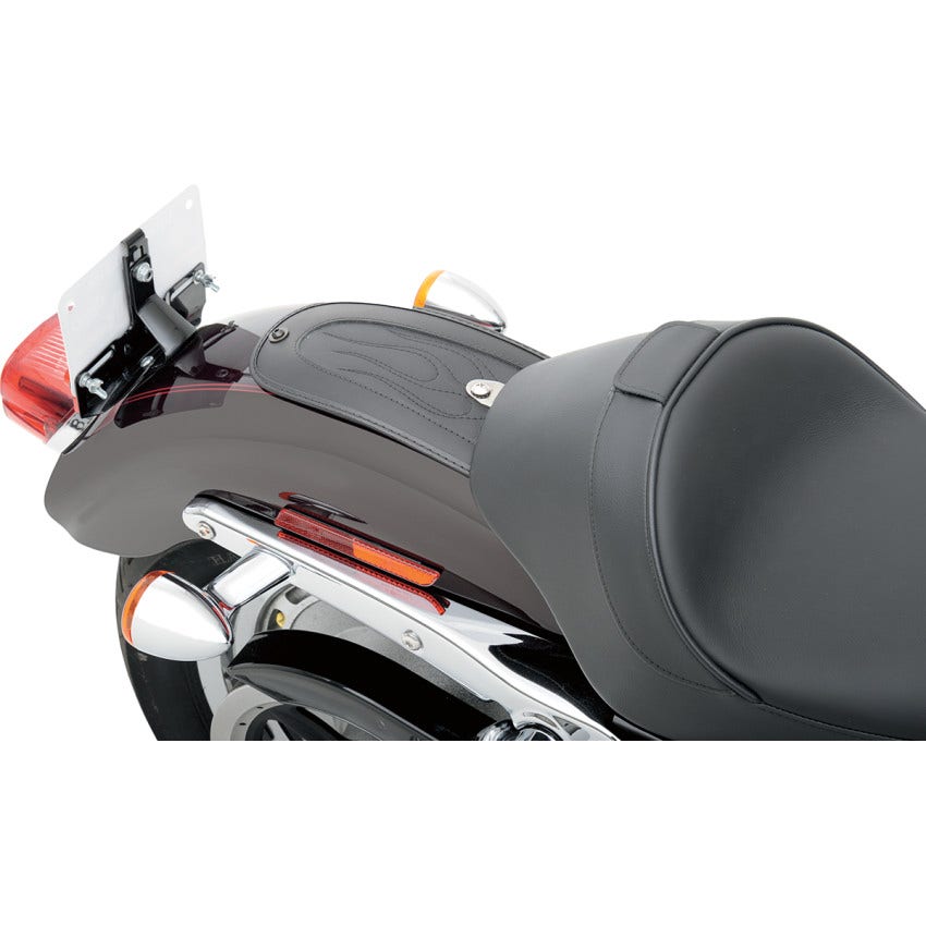 Drag Fender Skin W/Flame Stitch Auto-Grade Vinyl Center for Harley 04-21 XL