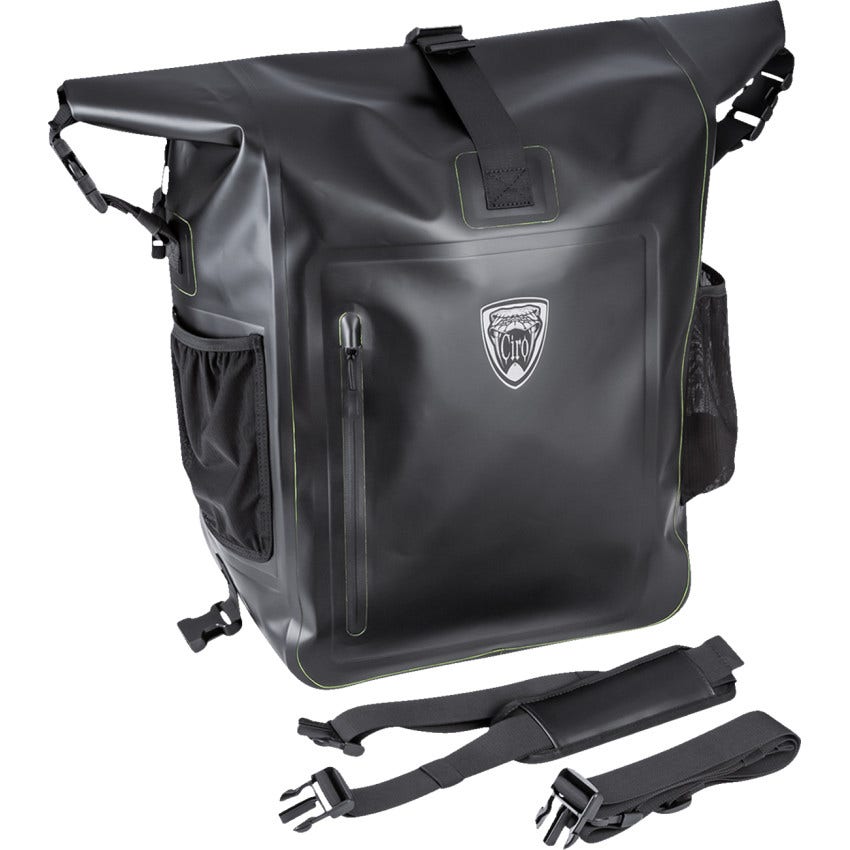 Ciro Dryforce Waterproof Roll Top 60 Liter Travel Bag for Harley Universal Fit
