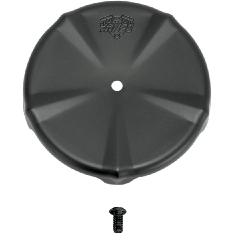 Vance & Hines Black Skullcap Air Cleaner Cover for Harley