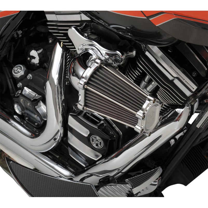 Performance Machine Fastair Cleaner Stage 1 Harley Big Twin 93-15 Chrome