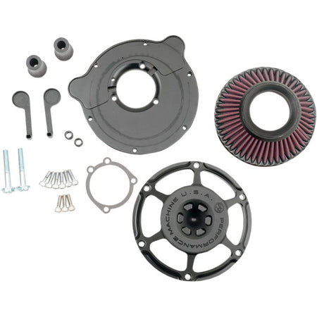 Performance Machine MaxHP Black Ops Cut Stage 1 Air Cleaner Harley CV EFI 93-15 0206-2078-SMB