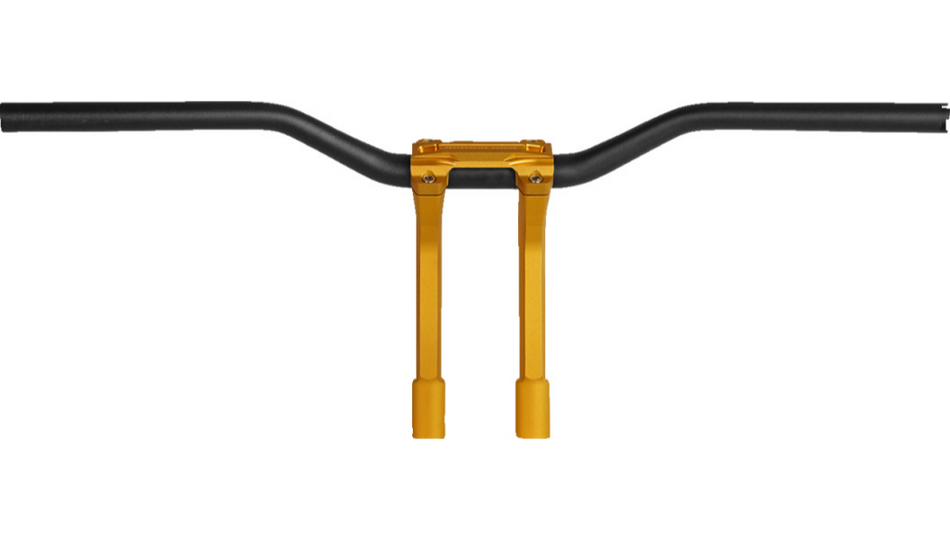 Performance Machine PhatBar Gold Ops Handlebar & Riser Kit 4 Harley