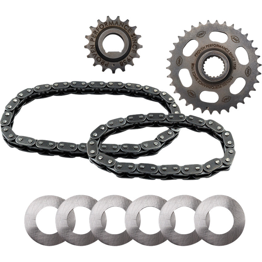 S&S Cycle 330-0842 Camshaft Chain Drive Kit for Harley Davidson Twin Cam
