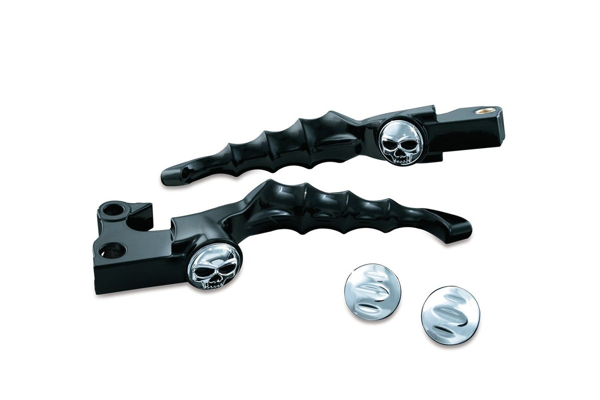 Kuryakyn Black Zombie Brake Clutch Levers Harley FLH/T Cable Clutch '08-'13