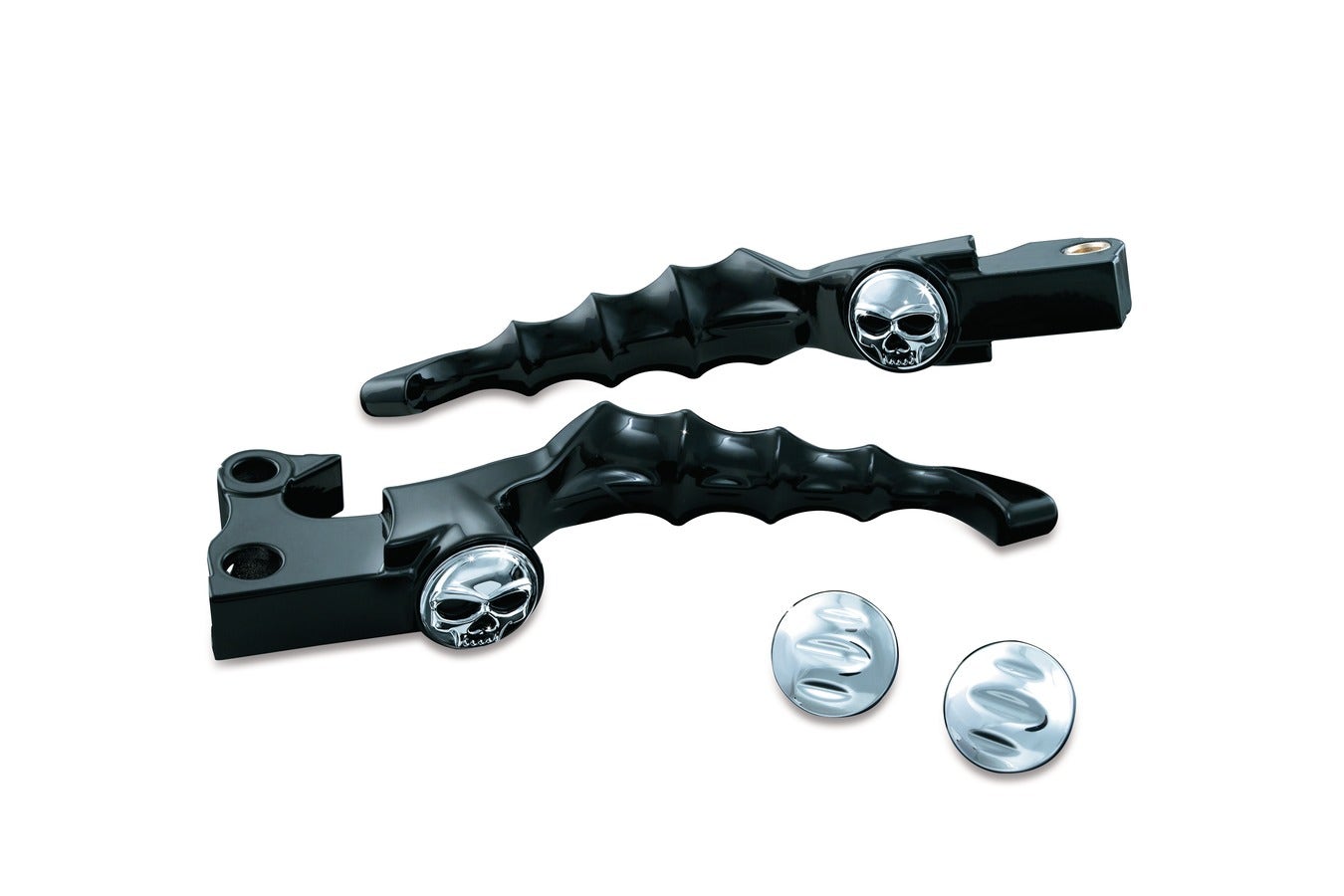 Kuryakyn Black Zombie Brake Clutch Levers Harley FLH/T Cable Clutch '08-'13