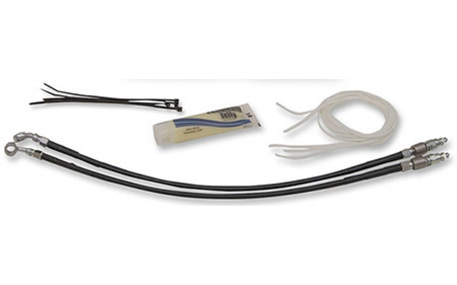 FBI EZ Install 12" Black Handlebar Install Kit 4 Harley 08-13 Hydraulic Clutch