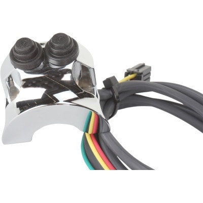 Legend Chrome 1" Handlebar Mounted Air Ride Controller Switch Harley Deutsch Pin