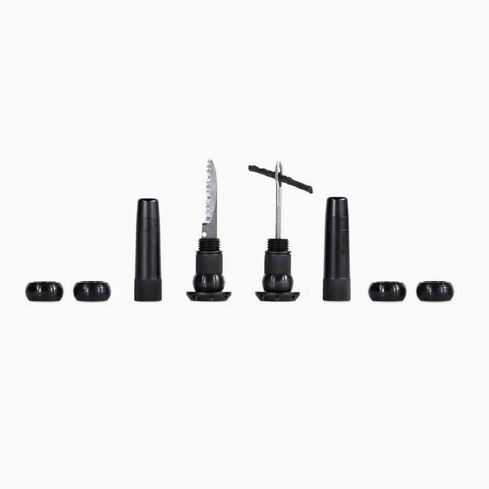 Muc-Off USA 20293 Aluminum Stealth Tubless Puncture Tools Plug Kit Black