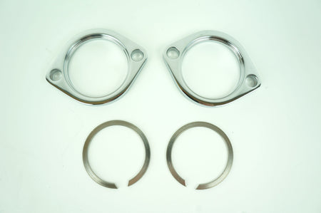 Custom Chrome Exhaust Flange Kit Chrome for Harley Twin Cam & EVO Models