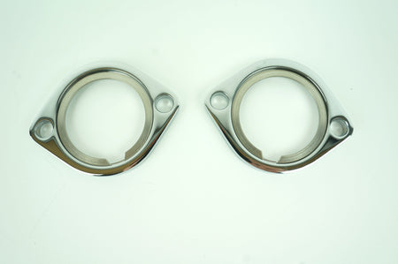 Custom Chrome Exhaust Flange Kit Chrome for Harley Twin Cam & EVO Models