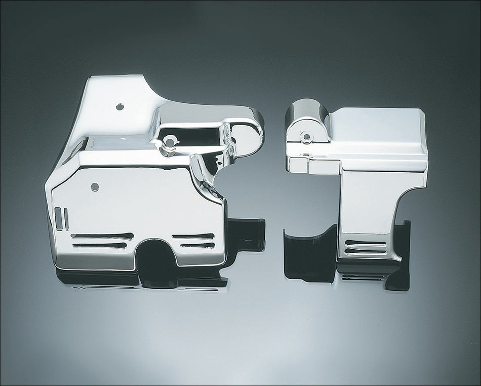 Kuryakyn Chrome Transmission Covers for 97-04 Honda Valkyrie Models (exc. Rune)