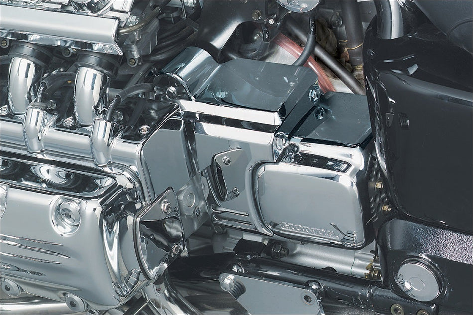 Kuryakyn Chrome Transmission Covers for 97-04 Honda Valkyrie Models (exc. Rune)
