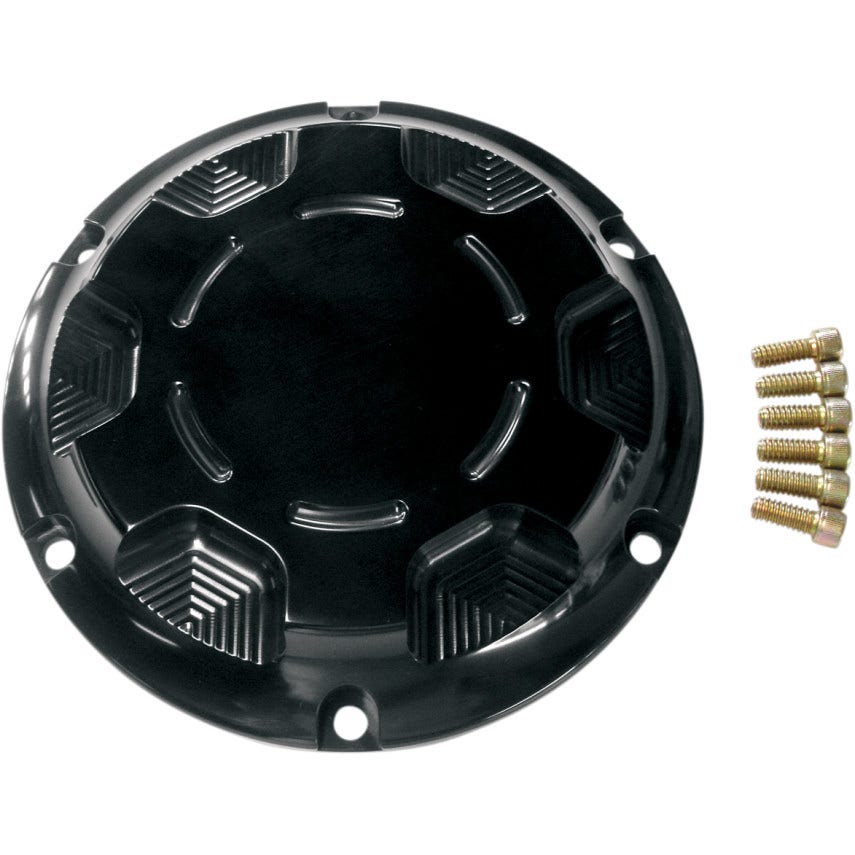 Joker Machine Black Techno Derby Cover for Harley Sportster XL 04-15