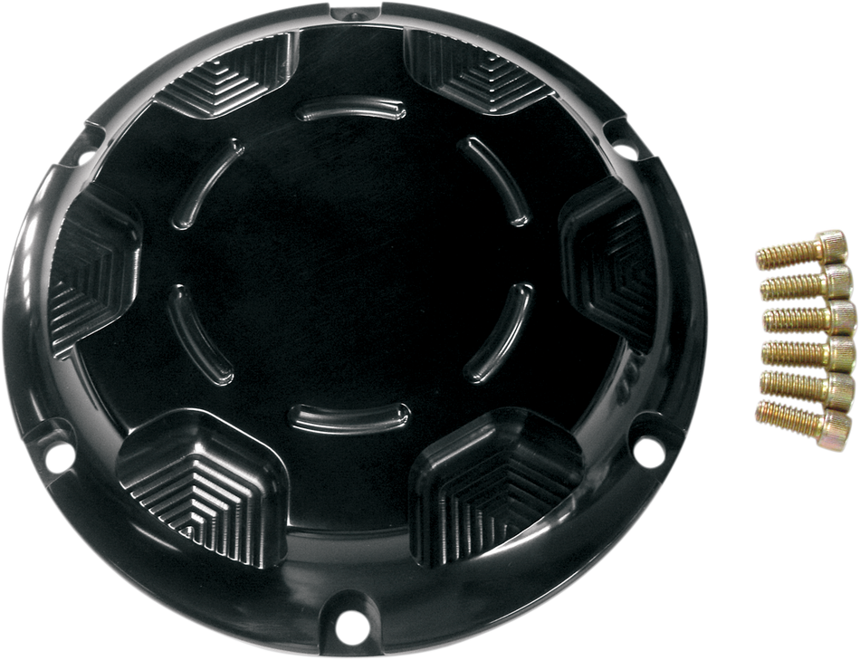 Joker Machine Black Techno Derby Cover for Harley Sportster XL 04-15