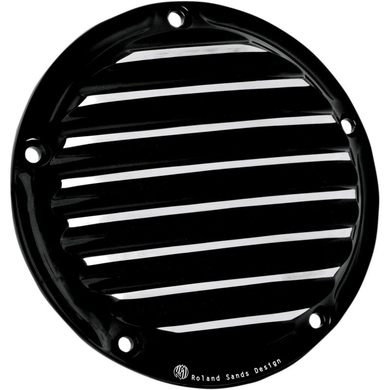 Roland Sands RSD Black Contrast Cut Nostalgia 5 Hole Derby Cover Harley 99-18