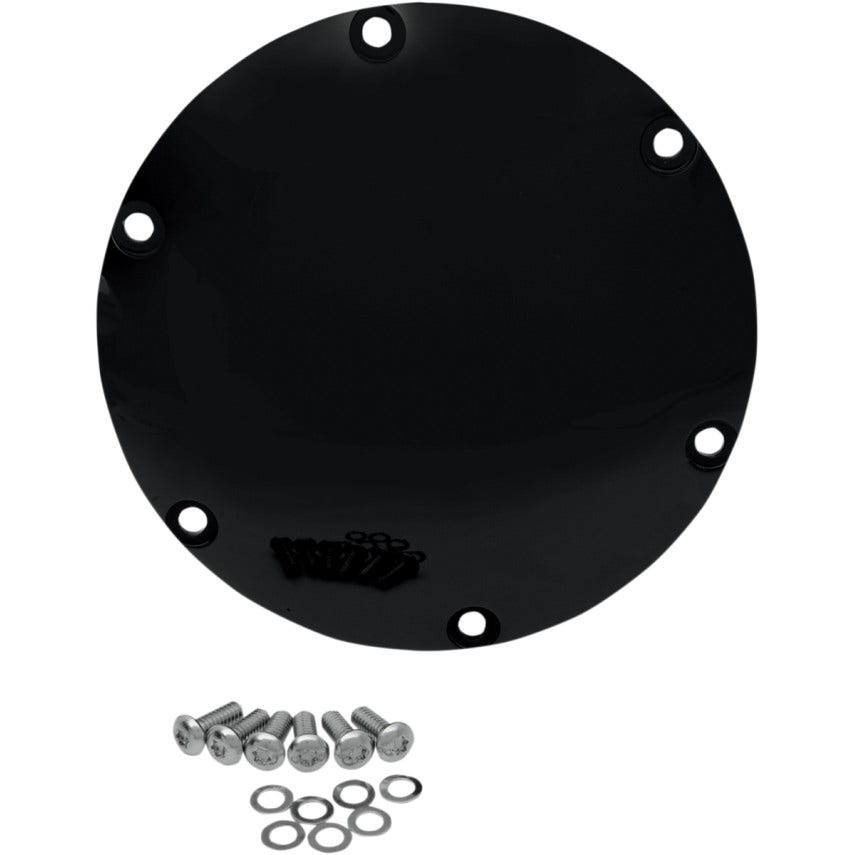 Drag Specialties Wrinkle Black Die Cast Domed Derby Cover 04-18 Harley Sportster