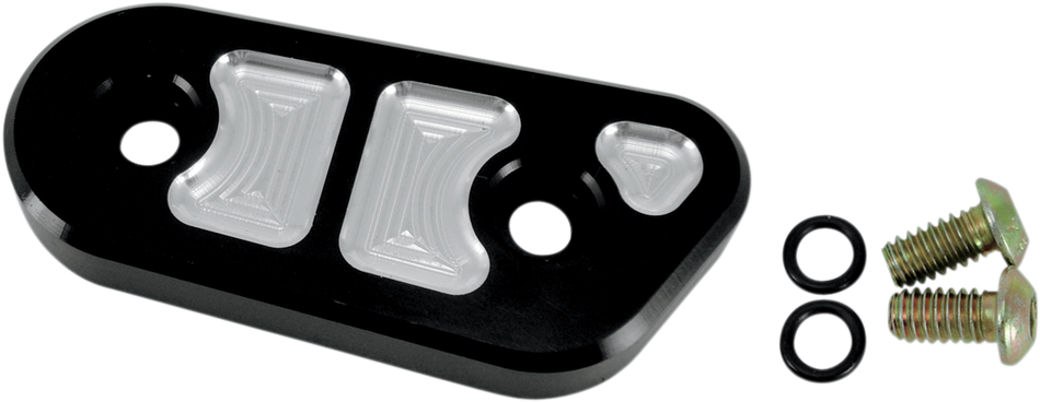 Joker Machine Black/Re-machined Joker Racing Inspection Cover For Harley-Davidson Sportster XL 2004-2013