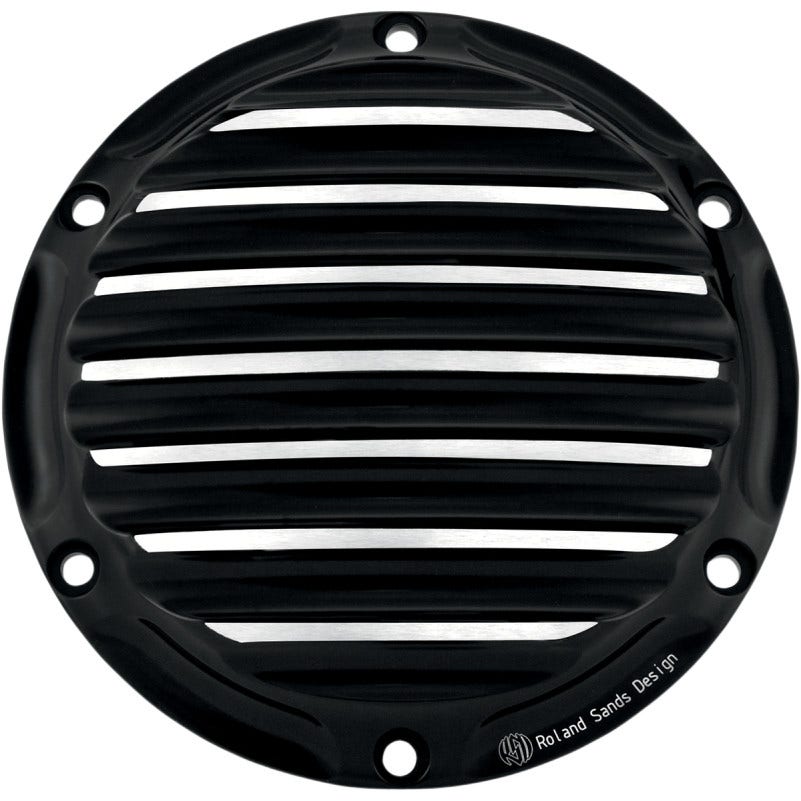 Roland Sands RSD Black Contrast Cut Nostalgia Derby Cover Harley Sportster 04-18