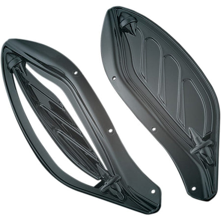 Kuryakyn Dark Smoke Dragon Wing Variable Air Deflectors for Harley 96-13 1108