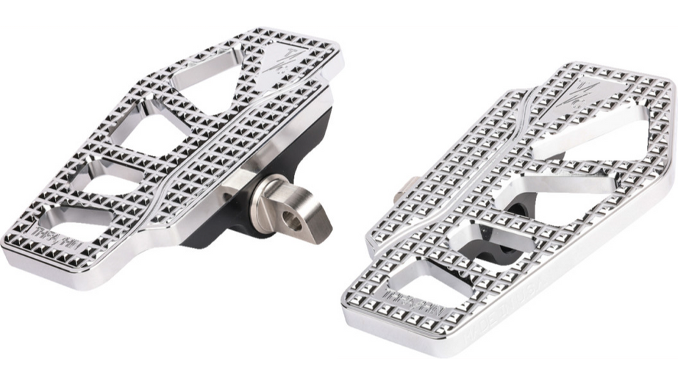 Thrashin Apex Mini Chrome Floorboards 4 Harley 00-17 FXD/FXR/FXST/XL