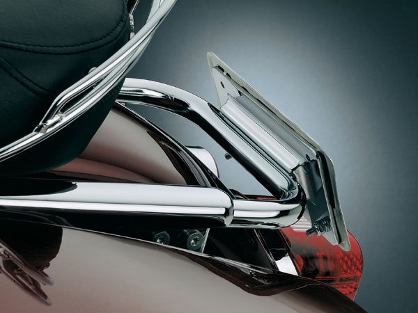 Kuryakyn 113 Lay Down License Plate Holder Harley 97-08 FLHR / FLHT, FLTR