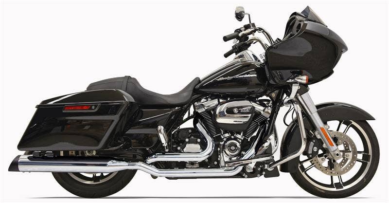 Bassani Xhaust Chrome True Dual Down Under Head Pipes Headers Harley 17-19