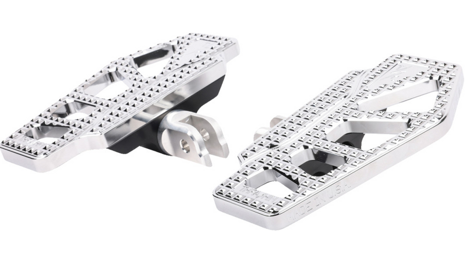 Thrashin Apex Mini Driver Chrome Floorboards 4 Harley 99-23 Softail