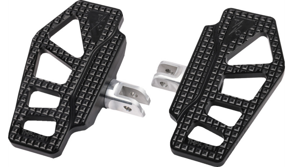 Thrashin Apex Mini Driver Black Floorboards 4 Harley 99-23 Softail