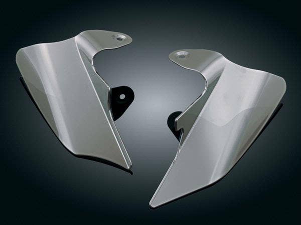 Kuryakyn Reflective Smoke Saddle Shields for '97-'07 Harley Touring Models