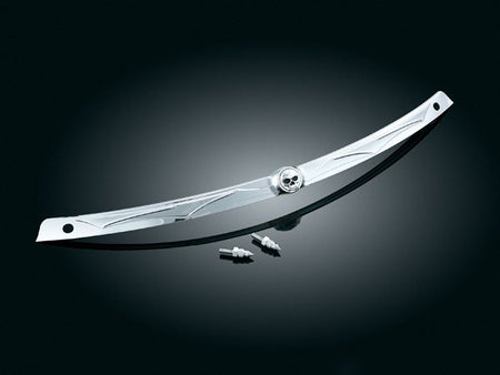Kuryakyn 1198 Chrome Zombie Windshield Trim 96-13 Harley Batwing FLHT/FLHX 