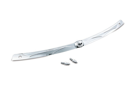 Kuryakyn 1198 Chrome Zombie Windshield Trim 96-13 Harley Batwing FLHT/FLHX 