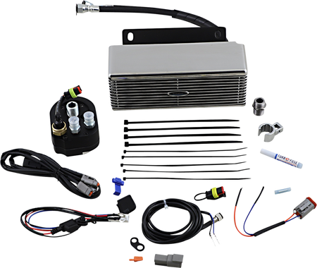 UltraCool RF-2 S&S T-Series 3.0 Below Regulator Mount Oil Cooler Kit for 2009-2016 Harley-Davidson Touring & Trike