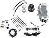 UltraCool SMS-1 Side Mount Oil Cooler Kit with Fan for 1985-2017 Harley-Davidson Softail