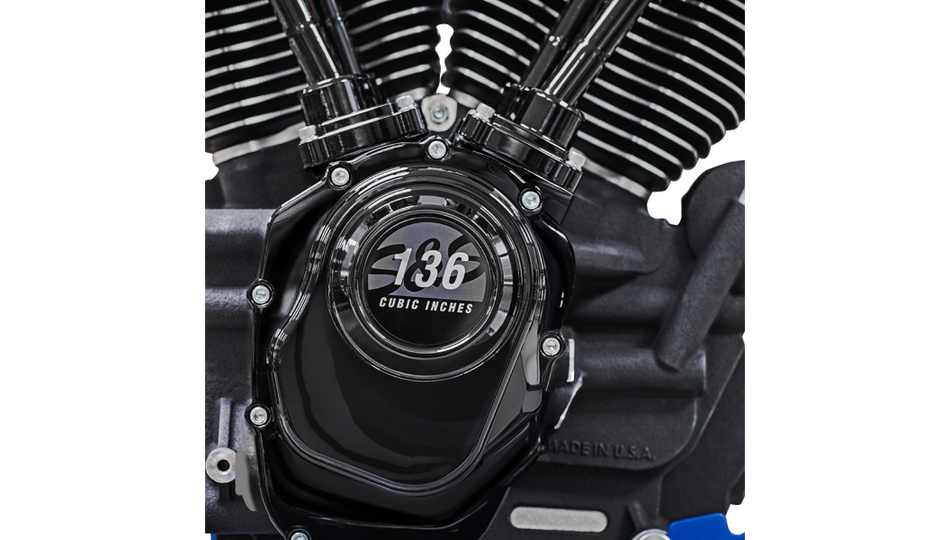 S&S MK136 Black Edition Engine W/475G Cam 4 Harley 17-23 Oil-Cooled M8 Touring