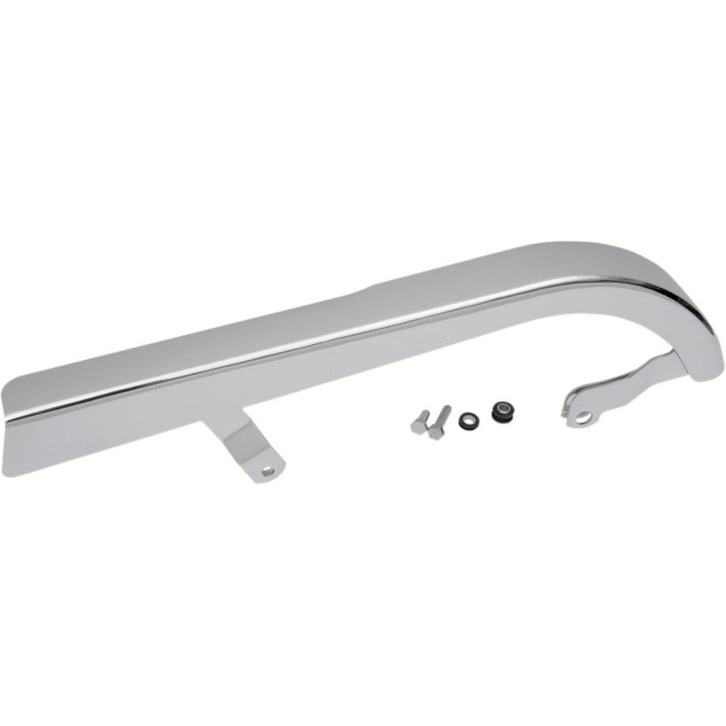 Drag Specialties Chrome Rear Upper Belt Guard Cover Harley 00-05 FXD FXDWG