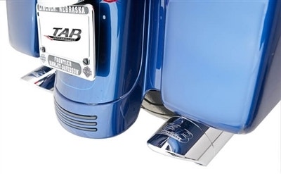 Tab Performance 4.0" B.A.M. Stick Slip On Mufflers Harley FLH/T 95-16