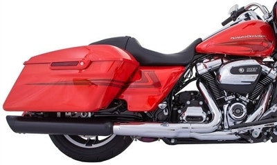 Tab Performance 4.0" B.A.M. Stick Slip On Mufflers Harley FLH 17-25