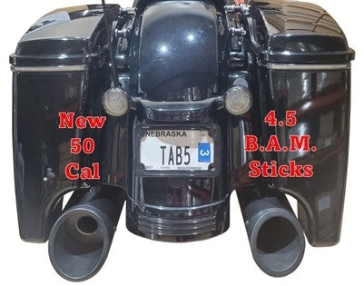 Tab Performance 50 Cal Slip-Ons Black Slash Cut Zombie Baffles