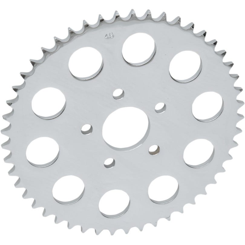Drag Chrome 46 th Tooth Dished Rear Wheel Sprocket w/ 530 Chain 00-17 Harley
